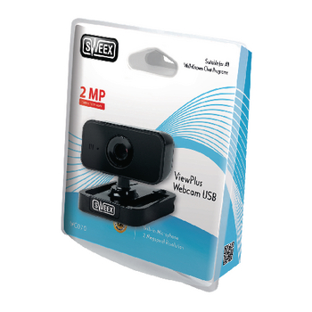 WC070 Webcam usb 2 mpixel 720p kunststof zwart Verpakking foto